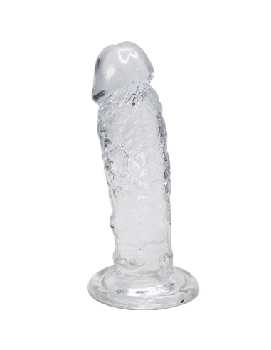 GODE RÉALISTE MAJESTIC TRANSPARENT 14,7 CM