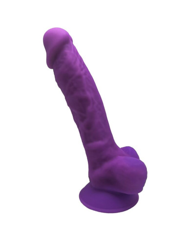 GODE RÉALISTE PREMIUM MODÈLE 1 17.5 CM VIOLET