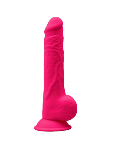 GODE RÉALISTE PREMIUM MODÈLE 1 24 CM FUCHSIA