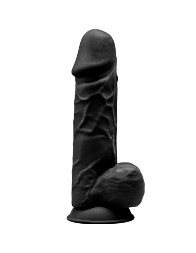 GODE RÉALISTE PREMIUM MODÈLE 1  21.5 CM NOIR