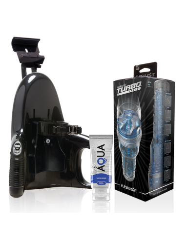 KIT MASTURBATEUR AUTOMATIQUE TURBO THRUST BLUE ICE