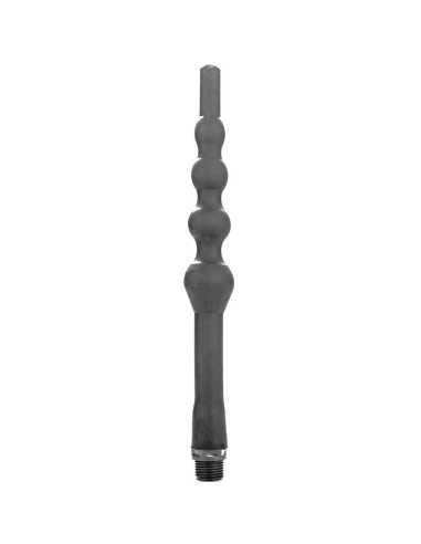 ALL BLACK - DOUCHE ANAL EN PERLES SILICONE 27 CM