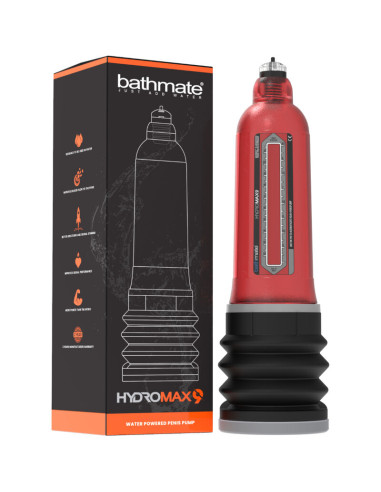 POMPE A PÉNIS HYDROMAX 9 ROUGE