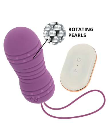 OEUF TÉLÉCOMMANDE 7 MODES DE ROTATION LILAS