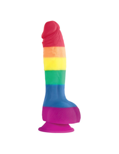 DILDO DRAPEAU LGBT 15 CM