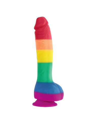 DILDO DRAPEAU LGBT 19 CM