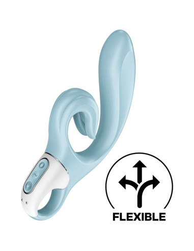 SATISFYER - LOVE ME RABBIT VIBRATION BLEU