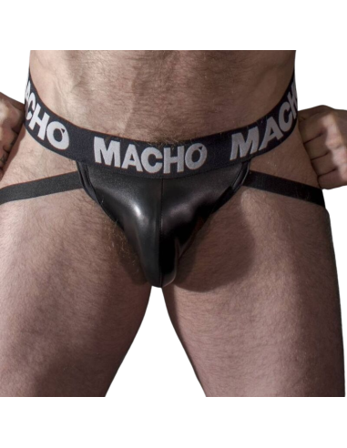 JOCKSTRAP CUIR NOIR MX25NC