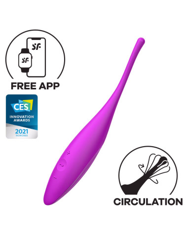 STIMULATEUR CLIT TWIRLING JOY FUCHSIA