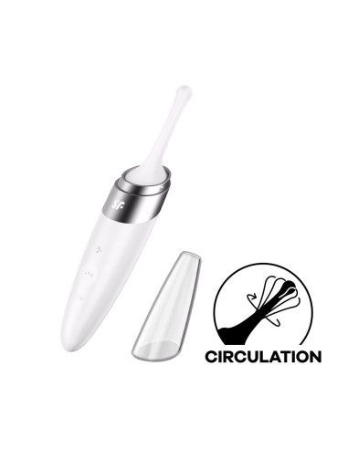 STIMULATEUR CLIT TWIRLING DELIGHT BLANC