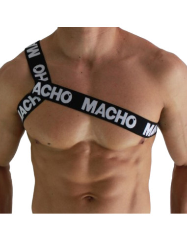 MACHO - HARNAIS ROMAIN BLANC S/M