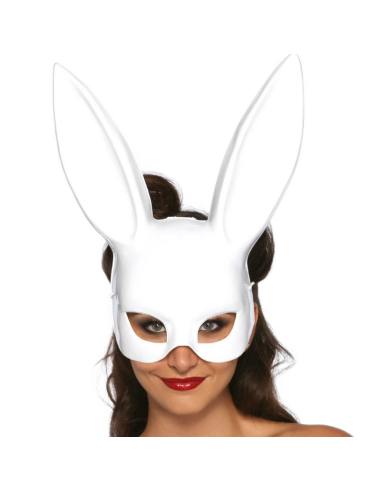 MASQUE DE LAPIN MASQUERADE BLANC