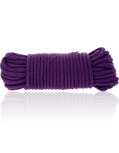 CORDE DE BONDAGE EN COTON 20 MÈTRES LILAS