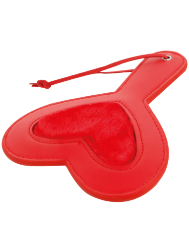 PADDLE EN VELOURS FETISH LOVE ROUGE