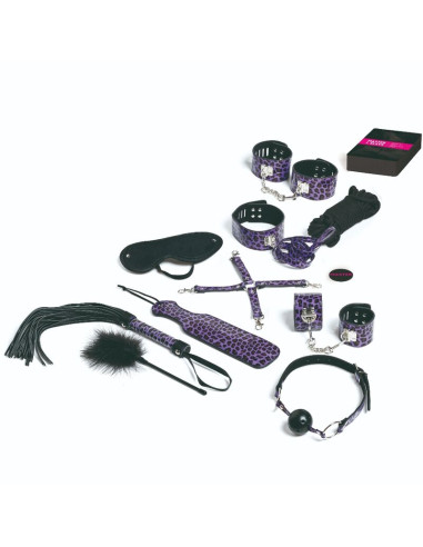 SET 13 ACCESSOIRES DE BONDAGE LILAS