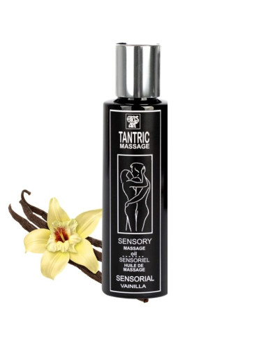 HUILE DE MASSAGE TANTRIQUE NATURELLE ET VANILLE APHRODISIAQUE 100 ML