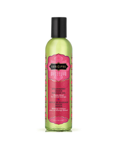 HUILE DE MASSAGE DIVINE FRAISE NATURALS 236ML