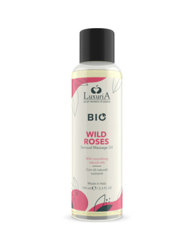 HUILE DE MASSAGE BIO ROSES SAUVAGES 100 ML