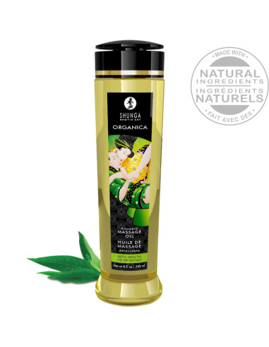 HUILE DE MASSAGE BIO THÉ VERT 240 ML