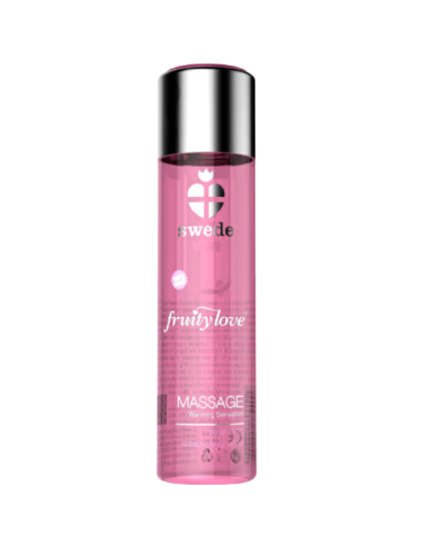 HUILE FRUITY LOVE EFFET CHAUD FRAISES AU CHAMPAGNE 120 ML