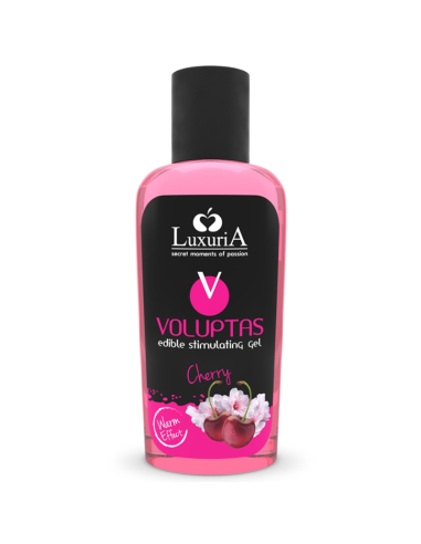 GEL DE MASSAGE VOLUPTAS EFFET CHAUFFANT CERISE 100 ML