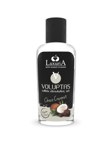 GEL DE MASSAGE VOLUPTAS EFFET CHAUFFANT NOIX DE COCO ET CRÈME 100 ML