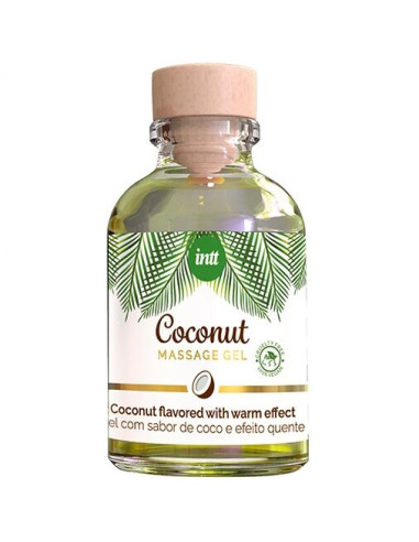 GEL DE MASSAGE VEGAN EFFET CHAUD SAVEUR COCO