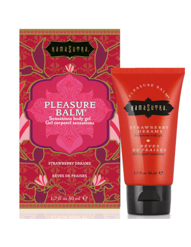 BAUME PLAISIR STIMULANT SAVEUR RÊVES DE FRAISE 50ML