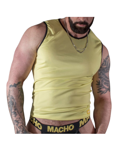 T-SHIRT JAUNE - MACHO