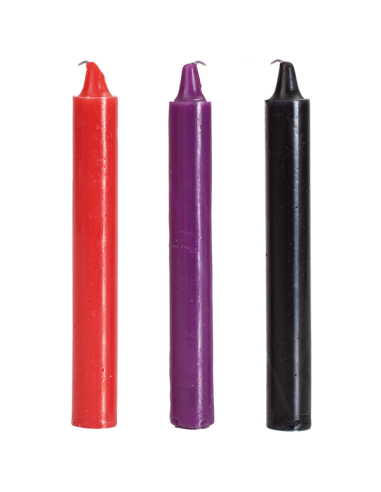 Bougies colorées x3