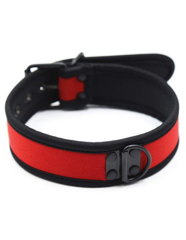 Collier PUPPY Néoprène Rouge