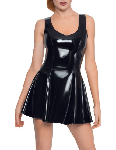 ROBE VINYL DRESS KURT Noire