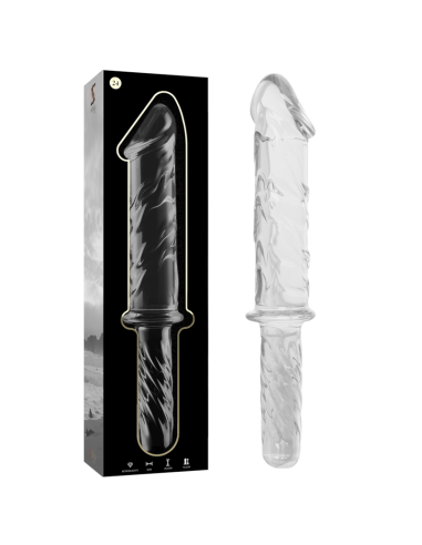 NEBULA SERIES BY IBIZA - MODÈLE 24 GODE EN VERRE BOROSILICATE CLAIR 28.5 CM -O- 5 CM