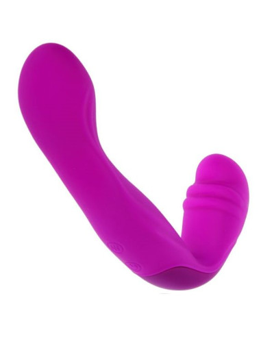 GODE DOUBLE VIBRANT BEAU LILAS