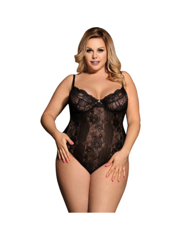 BODY TEDDY MOTIF FLORAL QUEEN PLUS