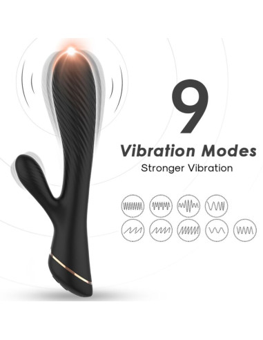 RABBIT 9 MODES DE VIBRATION NOIR